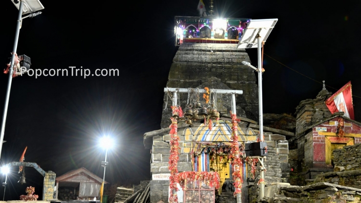 Tungnath Chandrahisal Trek_2 Tungnath temple at night