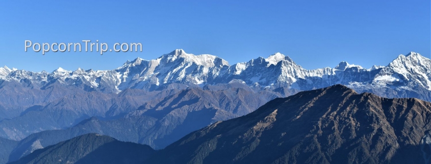 Himalayas from Chandrashila