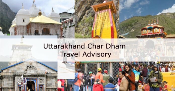 Uttarakhand Char Dham Advisory